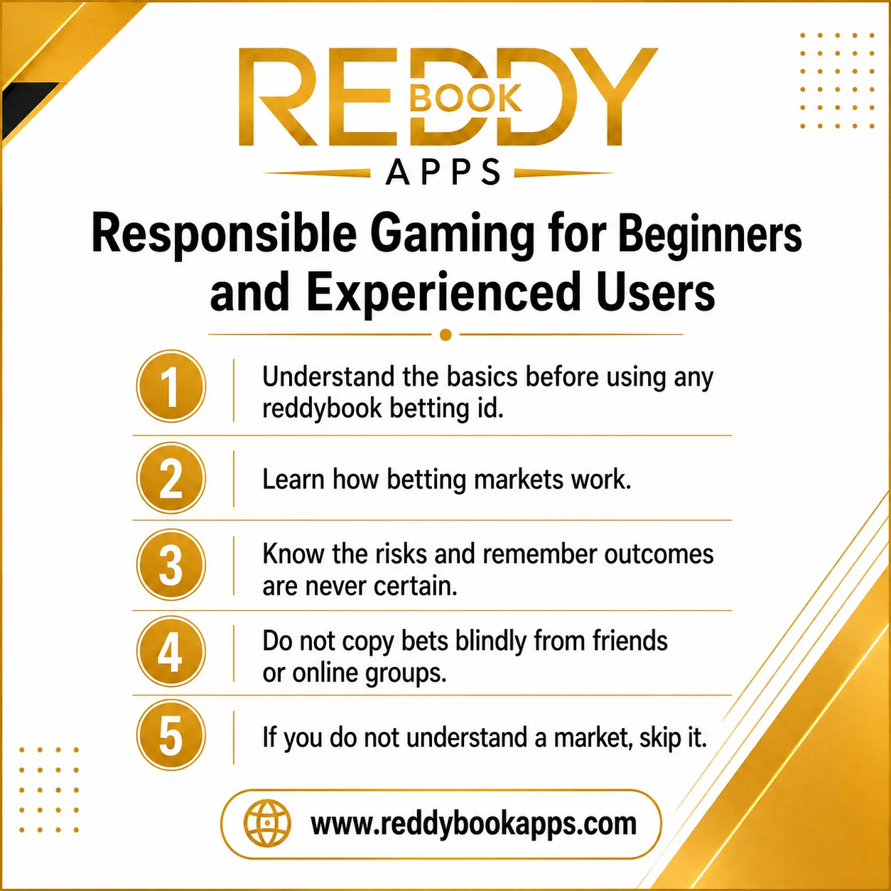 What Responsible Gaming Means — Reddy Book App